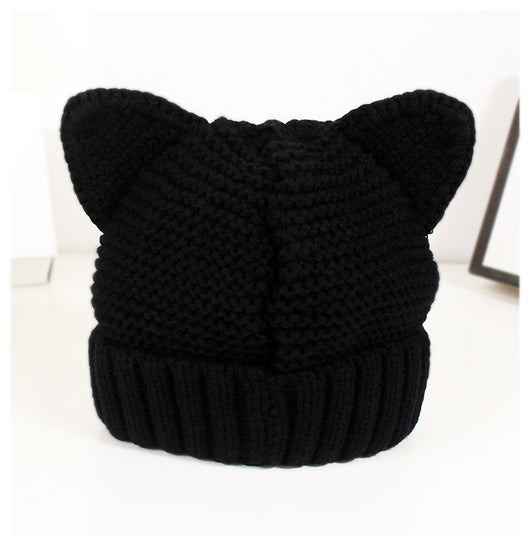 Gorro de Punto con Orejas de Gato y Brillantes - Image 15