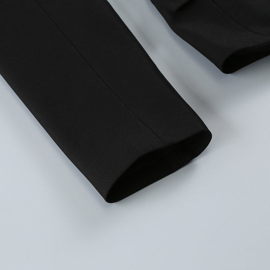 Conjunto Dos Piezas Ajustado con Cutout y Strass - Manga Larga Reductora - Image 29