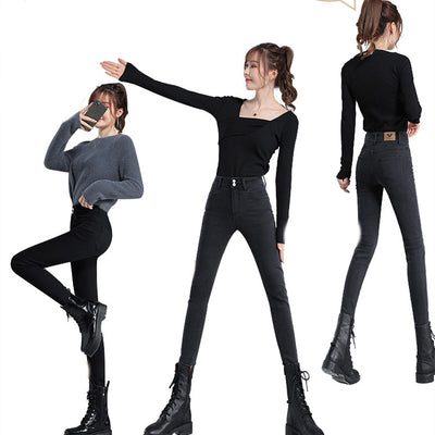 Jeans Ajustados Cintura Alta para Primavera y Otoño - Image 6