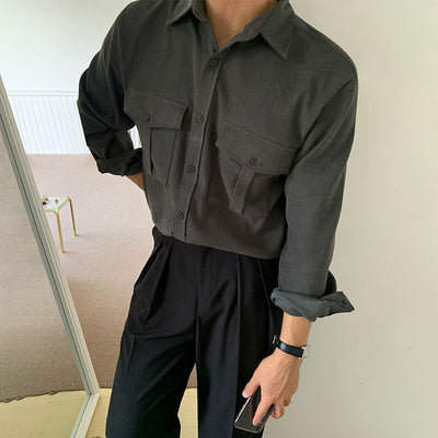 Camisa de Trabajo con Múltiples Bolsillos para Hombre - Image 2