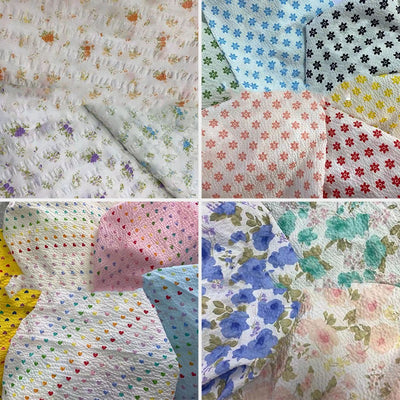 Vestido Infantil con Tela Burbujas Texturizada - Image 6
