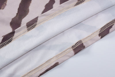 Conjunto Ejecutivo: Blusa Estampada Manga Larga con Falda Slim - Image 15