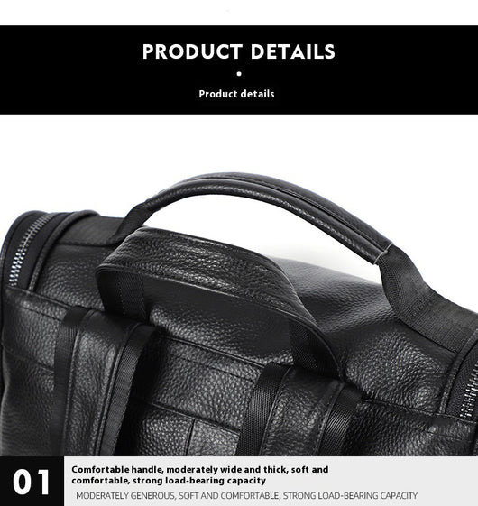 Mochila de Cuero Genuino Gran Capacidad Premium - Image 19