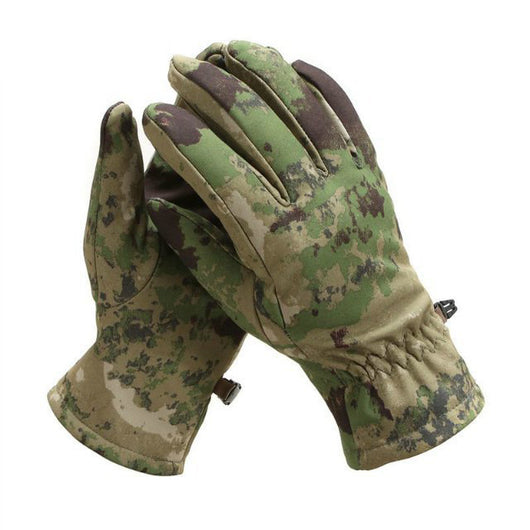Guantes Tácticos de Cuero de Tiburón Camuflaje Resistentes al Viento - Image 10