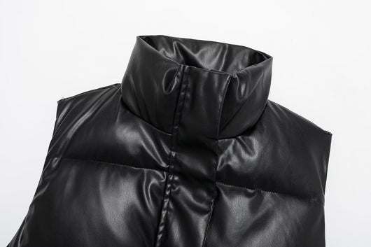 Chaleco Acolchado de Algodón para Mujer - Estilo Moderno y Cálido - Image 5