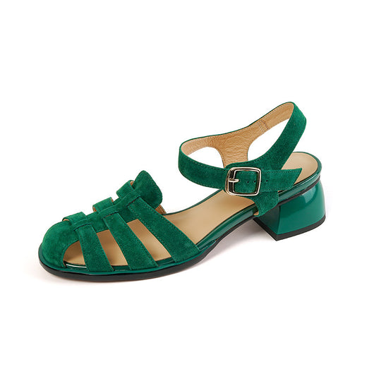 Sandalias Retro con Talón Grueso y Tira Trasera - Image 12