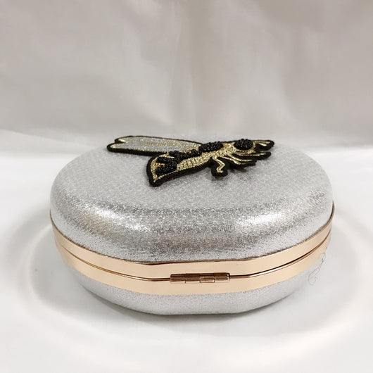 Cartera de Fiesta con Abalorios y Bordado de Abeja - Image 31