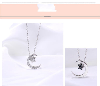 Collar de Plata Esterlina con Luna y Estrellas - Cadena Clavícula Delicada - Image 9