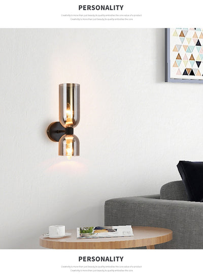 Lámpara de Pared Doble Cabezal en Vidrio para Mesita de Noche - Image 15