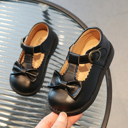 Zapatos Infantiles de Cuero Suave con Velcro - Image 3