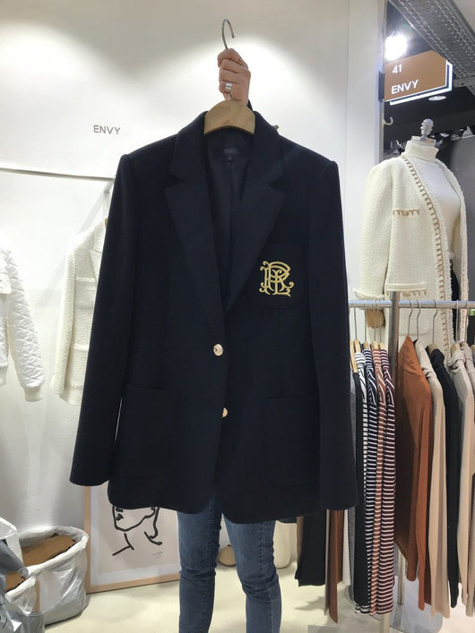 Blazer Negro Ejecutivo Estilo Coreano para Mujer - Image 7