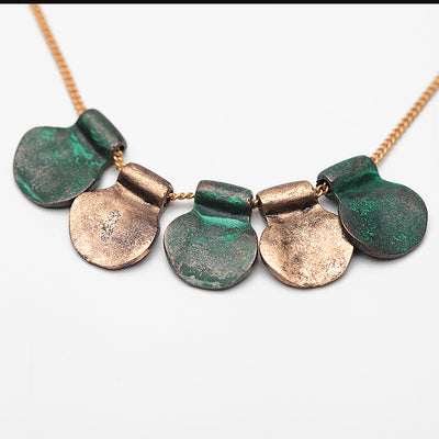 Suéter Vintage con Diseño de Collar Multicapa para Mujer - Image 5