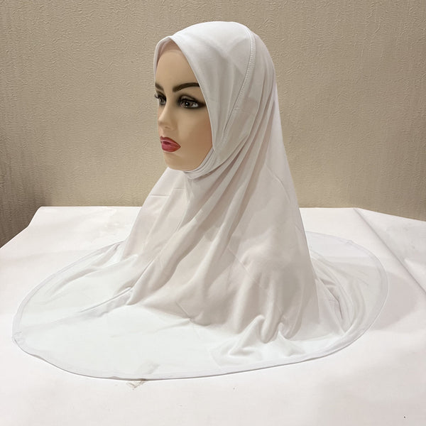 Turbante Ligero de Gasa Malaya - Pañuelo Multiuso en Colores Sólidos