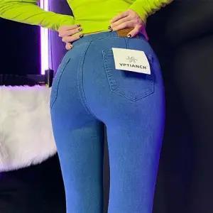 Jeans Casuales de Cintura Alta para Mujer - Image 5