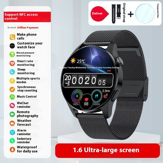 Reloj Inteligente Deportivo con Monitor de Presión Arterial y Bluetooth - Image 4