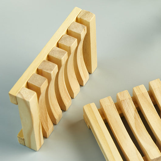 Jabonera de Madera Hueca con Diseño Decorativo - Image 20