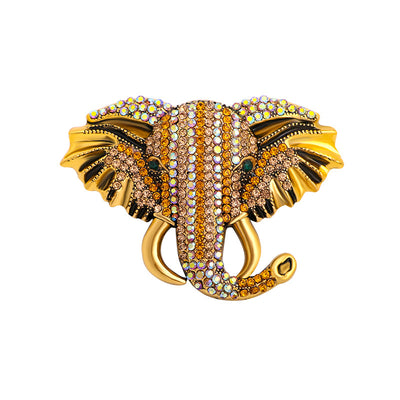 Broche Elefante de Cristales Brillantes - Joya Retro Elegante - Image 3