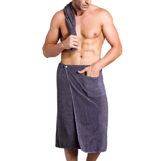 Toalla de Baño Tipo Falda para Hombre - Image 10