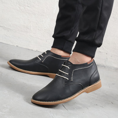 Botas Casuales de Cuero para Hombre - Zapatos de Trabajo Versátiles - Image 10