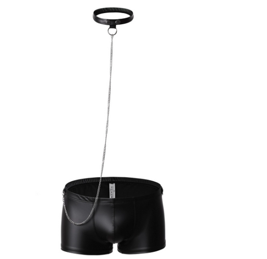 Bóxers de Cuero Sintético Plateado Vanskoos - Ropa Interior Sexy para Hombre - Image 12