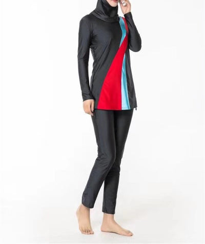 Traje de Baño de Nailon de Color Sólido para Mujer - Image 10