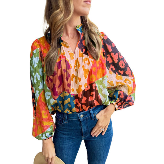 Blusa Estampada en Chifón para Mujer - Image 6
