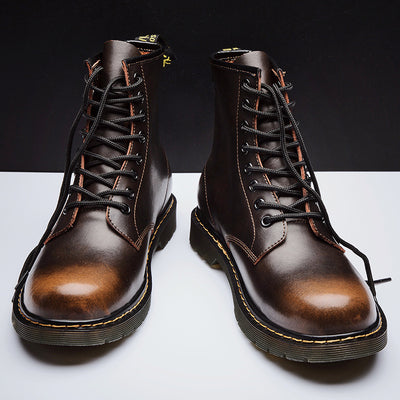 Botas Martin de Cuero Genuino Estilo Británico para Hombre - Image 6
