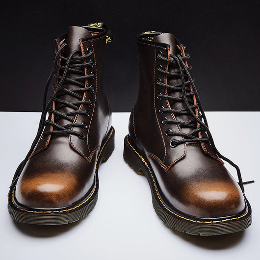 Botas Martin de Cuero Genuino Estilo Británico para Hombre - Image 6