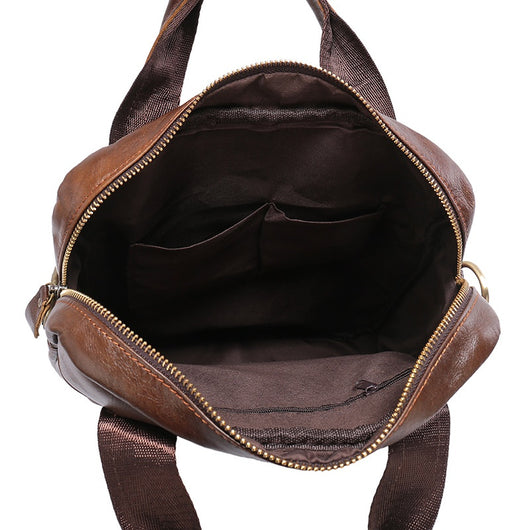 Maletín Vertical Retro para Hombre - Bolsa de Negocios Clásica - Image 12