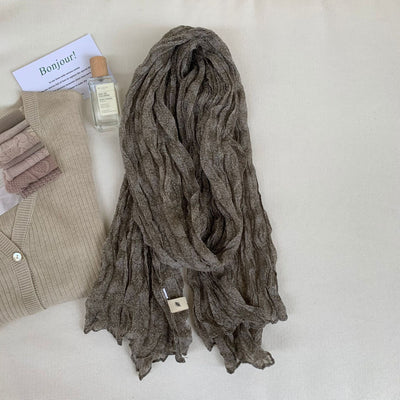 Pañuelo Vintage de Algodón y Lino con Flores Retro para Mujer - Image 10