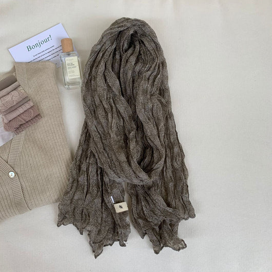 Pañuelo Vintage de Algodón y Lino con Flores Retro para Mujer - Image 10