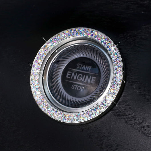 Anillo Decorativo con Diamantes para Botón de Arranque de Auto - Accesorios para Mujeres - Image 15