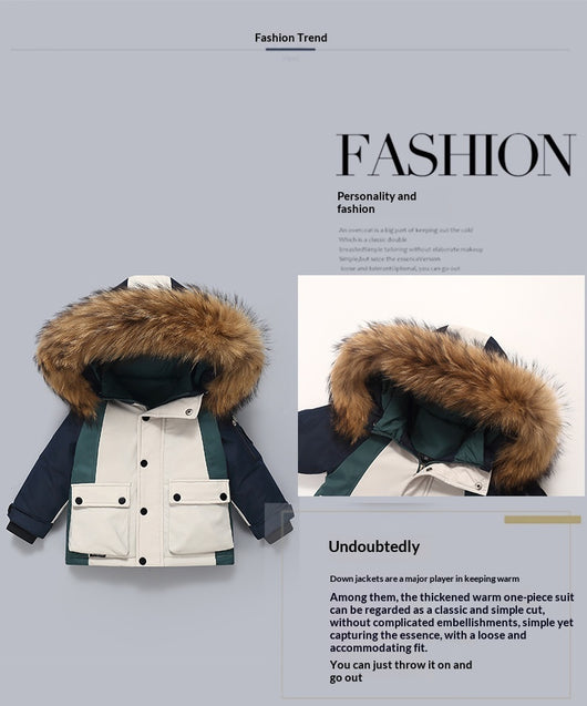 Conjunto Térmico Acolchado para Niños: Chaqueta y Pantalón Peto - Image 9