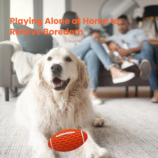Juguete de Rugby Resistente para Perros Grandes - Diseño Duradero con Sonido Chirriante - Image 6