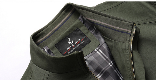 Chaqueta Deportiva Casual de Algodón Lavado Oversize para Hombre Talla Grande - Image 21