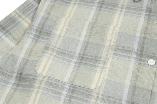 Camisa Cuadros Suelta de Manga Larga Unisex - Image 13