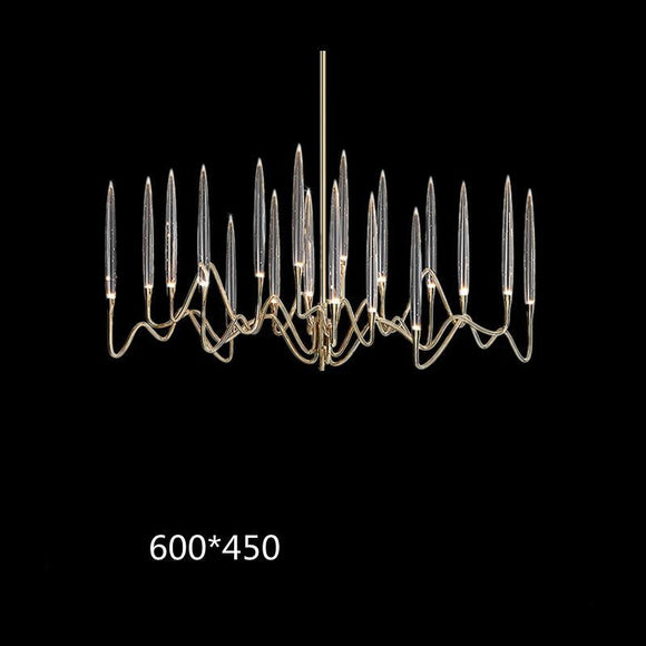 Lámpara Cristal Vela Francesa con Personalidad Europea