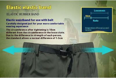 Pantalones de Escalada Transpirables Impermeables Slim Fit - Image 29
