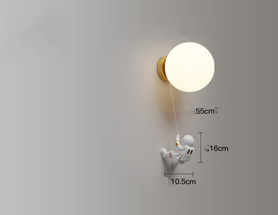Lámpara de Pared Infantil Temática Astronauta - Luz LED para Dormitorio Infantil - Image 7