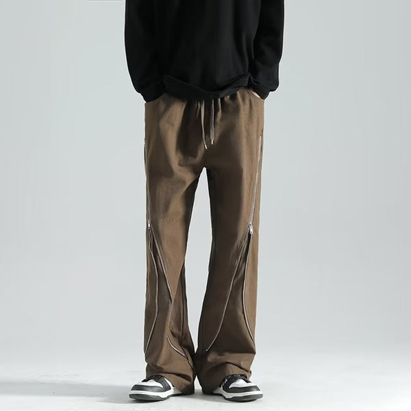 Pantalones de Trabajo Profesional con Cierre - Estilo Urbano Hombre