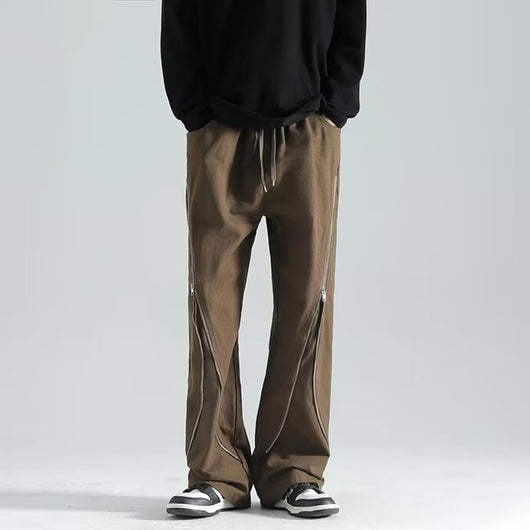 Pantalones de Trabajo Profesional con Cierre - Estilo Urbano Hombre