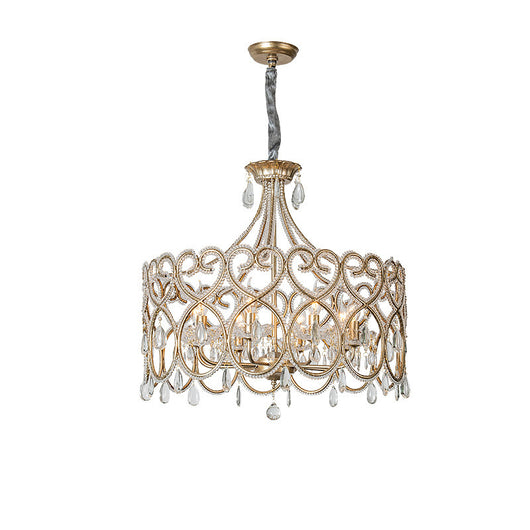 Lámpara de Araña de Cristal Envejecido - Lujo Francés para Sala de Estar - Image 5