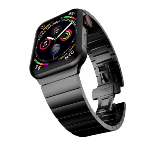 Correa Metálica de Acero Inoxidable Compatible con Apple Watch - Image 12