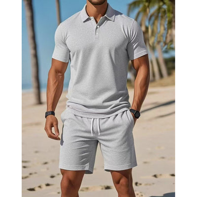 Conjunto Polo y Shorts Deportivo Slim Fit para Hombre - Perfecto para Verano - Image 8