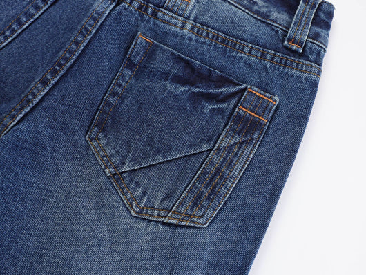 Jeans Rectos Retro Cintura Baja Efecto Desgastado - Image 22