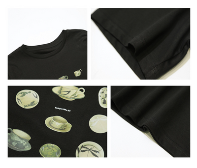 Playera Estampada de Algodón para Mujer - Manga Corta - Image 7
