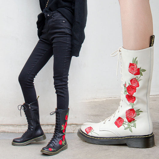 Botas Martin con Bordados de Estilo Nacional - Image 13
