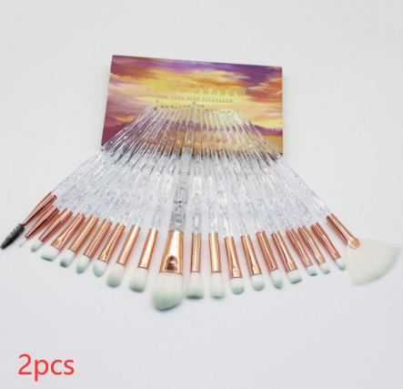 Set de Brochas de Maquillaje Diamond Multicolor Premium - Image 24