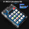 Kit DIY Calculadora con Microcontrolador de Chip Único y Pantalla Digital