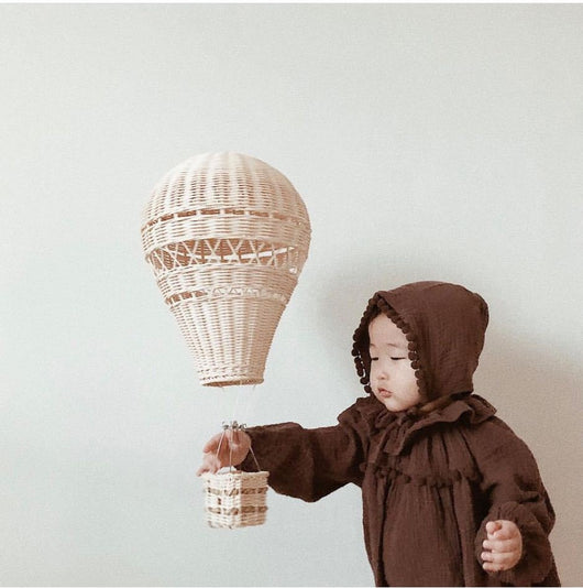 Globo Aerostático Tejido a Mano - Decoración Infantil para Sesiones Fotográficas - Image 9